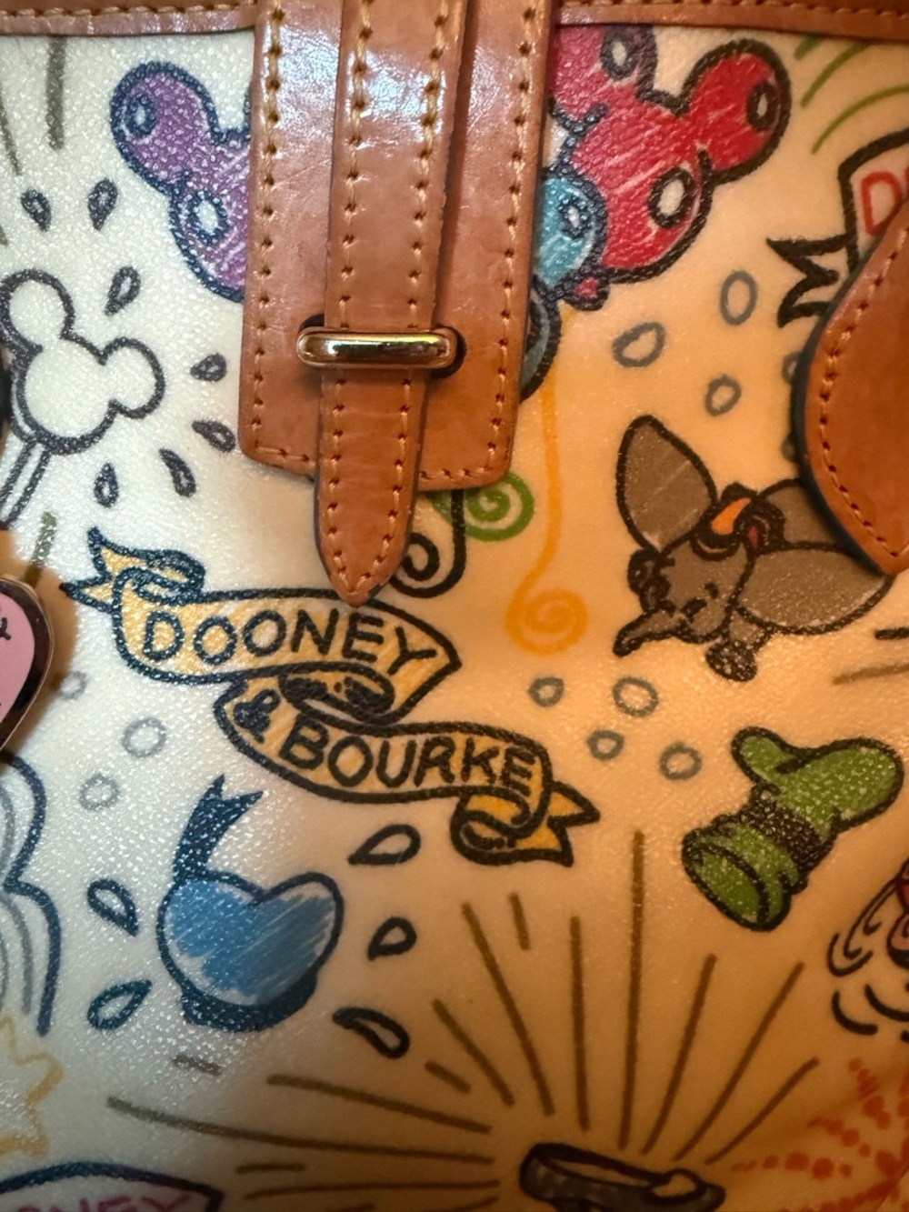 Dooney & Bourke Disney Parks "Sketch" Tote Bag, - Picture 3 of 13